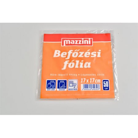 Fólia na zaváranie, 50 ks, 17x17 cm, MAZZINI
