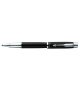 Roller, 0,5 mm, strieborný klip, čierne telo, PARKER "IM Royal", čierny