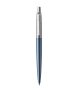 Guľôčkové pero, 0,7 mm, strieborný klip, Waterloo modré telo pera, PARKER, "Royal Jotter", modré