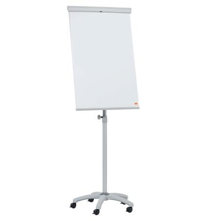 Flipchartová tabuľa, mobilná, magnetický povrch, NOBO "Essentials", biela