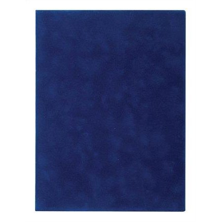 Obal na certifikáty, semišový, A4, VICTORIA OFFICE, modrý