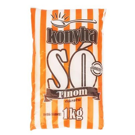 Kuchynská soľ, jemná, jódovaná