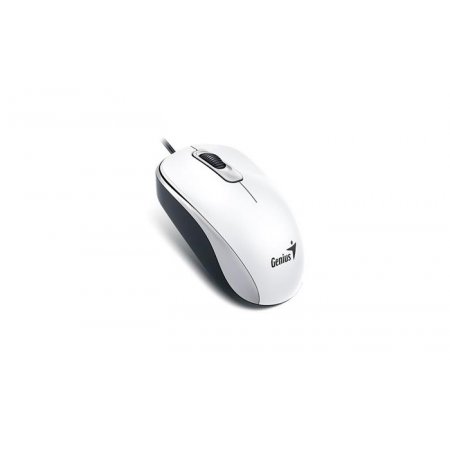 Myš, drôtová, optická, štandardná veľkosť, USB, GENIUS "DX-120", biela