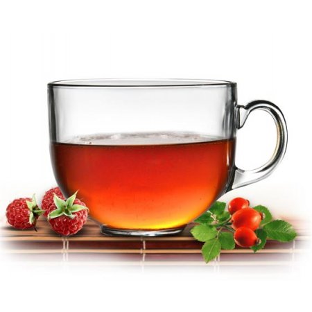 Hrnček, sklenený, 2 ks sada, 58 cl "TeaTime Big"