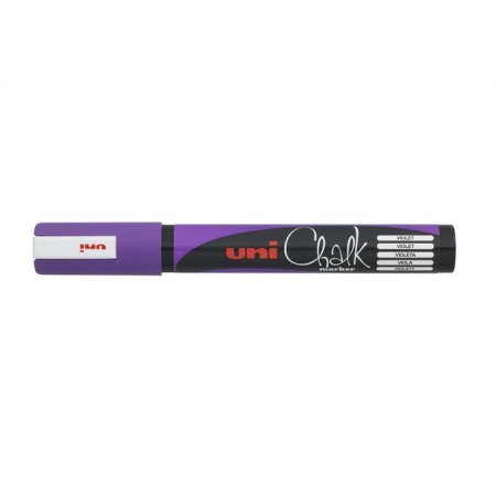 Kriedový popisovač, 1,8-2,5 mm, UNI "PWE-5M", fialový