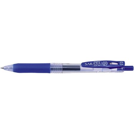 Gélové pero, 0,33 mm, stláčací mechanizmus, ZEBRA "Sarasa Clip", modré