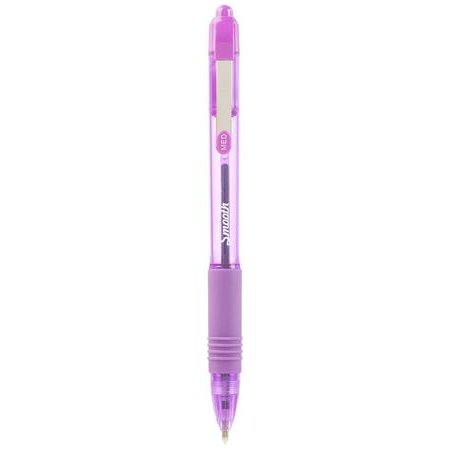 Guľôčkové pero, 0,27 mm, stláčací mechanizmus, ZEBRA "Z-Grip Smooth", fialové