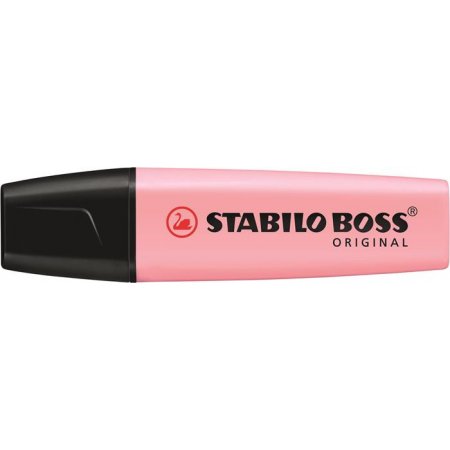 Zvýrazňovač, 2-5 mm, STABILO "BOSS original Pastel", ruža