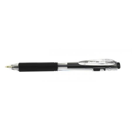 Guľôčkové pero, 0,35 mm, stláčací mechanizmus, PENTEL "BK437", čierna