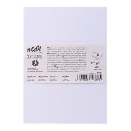 Výkres, bezdrevný, A4, 120 g/m2, COOL BY VICTORIA