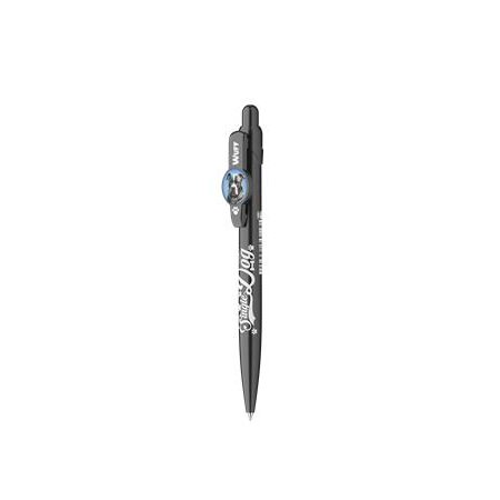 Guľôčkové pero, displej, 0,8 mm, stláčací mechanizmus, telo pera: psík, ICO "Dog", modrá