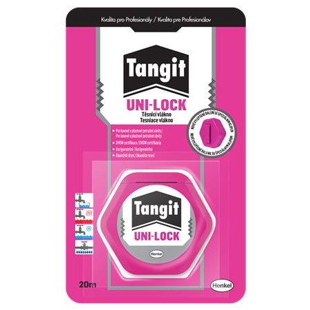 Tesniace vlákno na závity, HENKEL "Tangit Unilock"