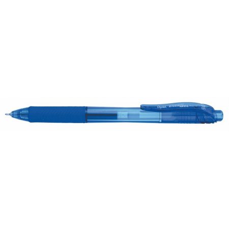 Gélové pero, 0,25 mm, stláčací mechanizmus, PENTEL "EnerGelX BLN105", modrá
