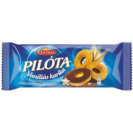 Sušienky "Pilóta", vanilkové s mliečnou čokoládou