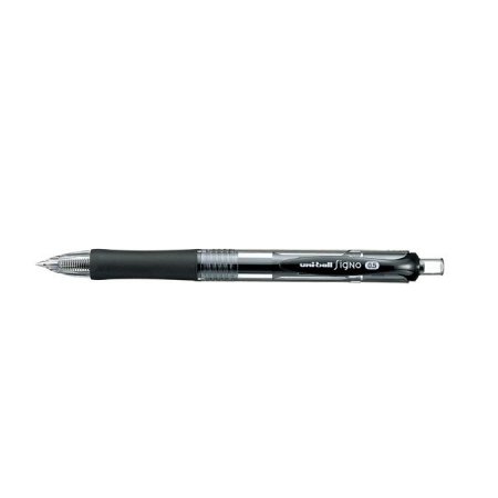 Gélové pero, 0,3 mm, stláčací mechanizmus, UNI "UMN-152", čierne