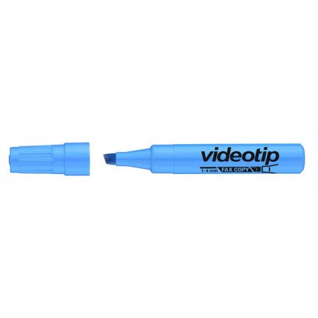 Zvýrazňovač, 1-4 mm, ICO "Videotip", modrý