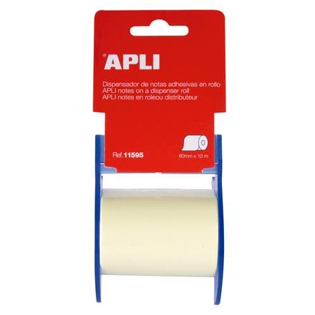 Samolepiaci bloček v rolke, APLI, 60 mm x 10 m