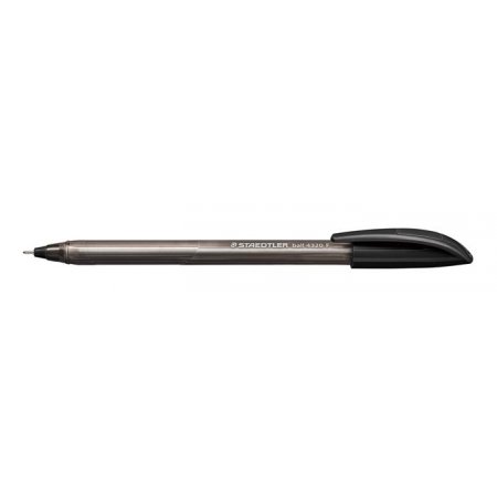 Guľôčkové pero, 0,3 mm, kužeľový hrot, STAEDTLER "Ball", čierne