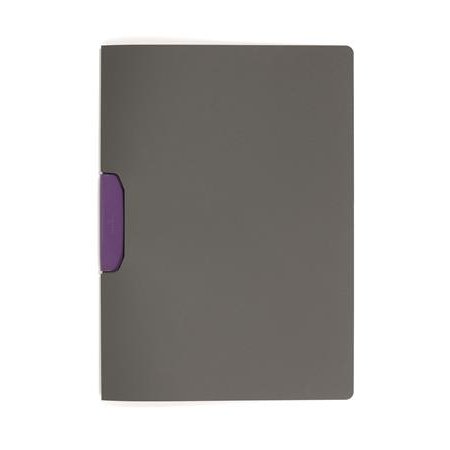Rýchloviazač, s klipom, A4, DURABLE "DURASWING® COLOR 30", fialový