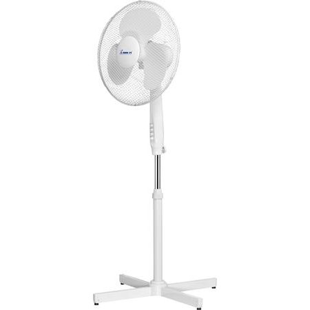 Ventilátor, stojanový, 40 cm, MOMERT, biela