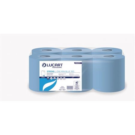 Utierky, v kotúči, 2-vrstvové, LUCART "L-One mini Strong Blue 350", modrá