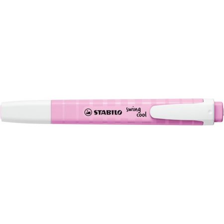 Zvýrazňovač, 1-4 mm, STABILO "Swing cool Pastel", malinový