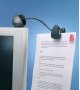 Držiak dokumentov, na monitor, so štipcom, KENSINGTON "FlexClip"