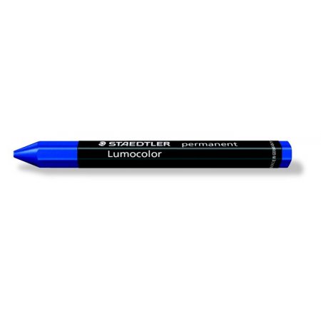 Univerzálna voskovka, permanentná, omnigraph, STAEDTLER "Lumocolor 236", modrá