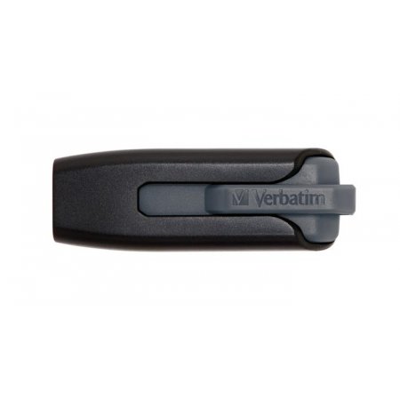 USB kľúč, 256GB, USB 3.2, 80/25 MB/sec, VERBATIM "V3", čierno-sivá