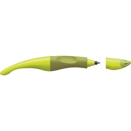Roller, 0,5 mm, pre ľavákov, zelené telo pera, STABILO "EasyOriginal Start", modrý