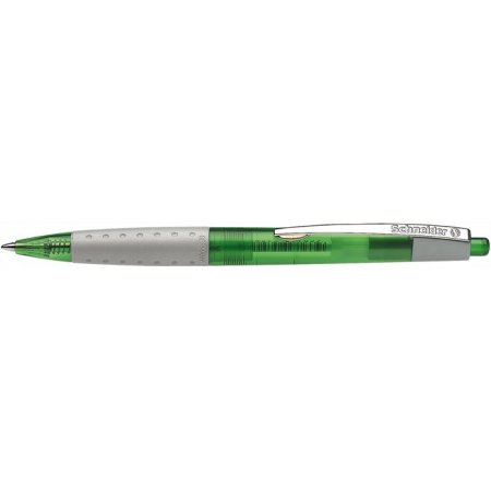Guľôčkové pero, 0,5 mm, stláčací mechanizmus, SCHNEIDER "Loox, modrá