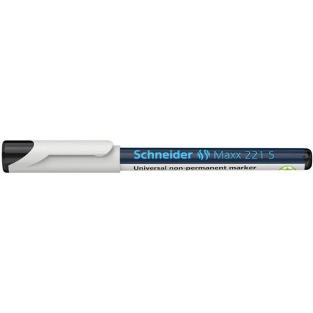 Popisovač, OHP, 0,4 mm, SCHNEIDER "Maxx 221 S", čierny