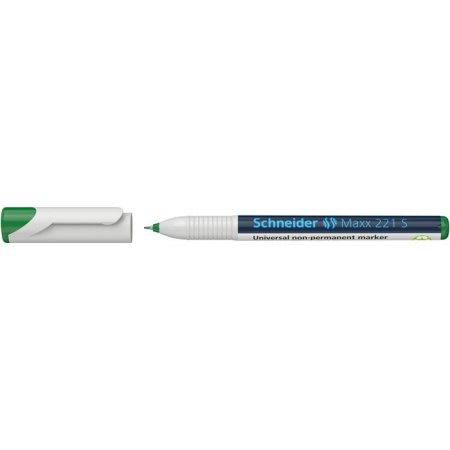 Popisovač, OHP, 0,4 mm, SCHNEIDER "Maxx 221 S", zelený