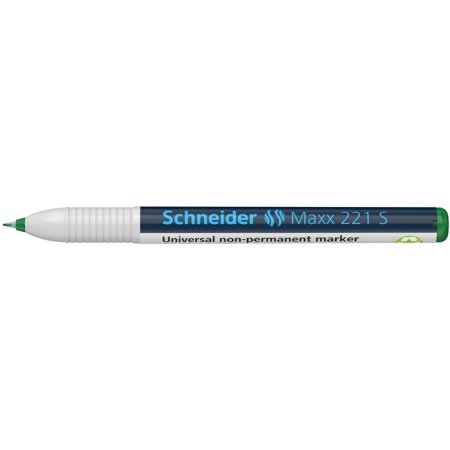 Popisovač, OHP, 0,4 mm, SCHNEIDER "Maxx 221 S", zelený