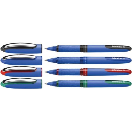 Roller, sada, 0,3 mm, SCHNEIDER "One Hybrid C", 4 farby