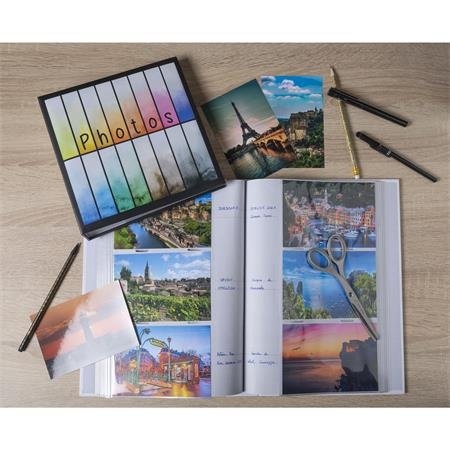 Fotoalbum, 22,5x22 cm, 50 listov, EXACOMPTA "Rainbow"