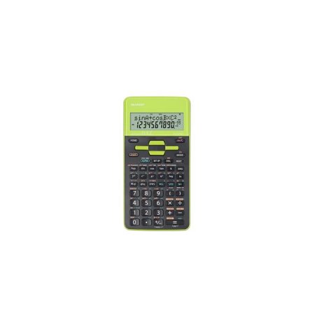 Kalkulačka, vedecká, 273 funkcií, SHARP "EL-531", zelená