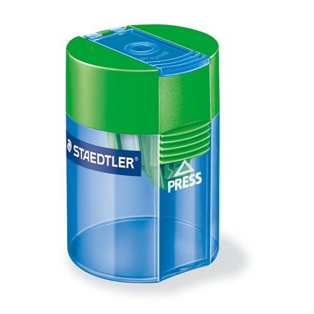 Strúhadlo, jednodierové, so zásobníkom, STAEDTLER "511", mix farieb