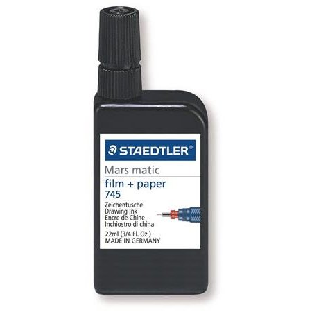 Tuš, 22 ml, STAEDTLER "Mars Matic", čierna