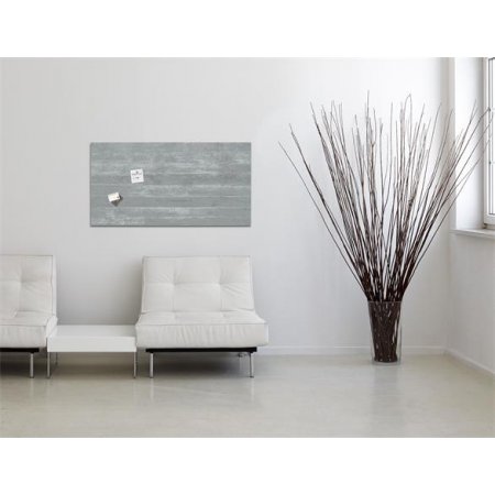 Magnetická sklenená tabuľa, 46x91 cm, SIGEL "Artverum® ", betónový vzor