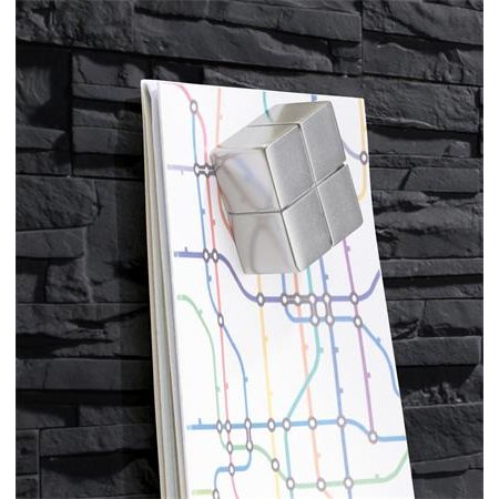 Magnetická sklenená tabuľa, 46x91 cm, SIGEL "Artverum® ", bridlica