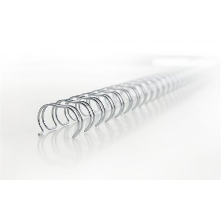 Hrebeň, kovový, 3:1, 8 mm, 70 listov, GBC "WireBind", strieborný