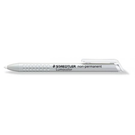 Dávkovač na označovaciu voskovku, na všetky povrchy, nepermanentná (omnichrom), STAEDTLER "Lumocolor 768", biely