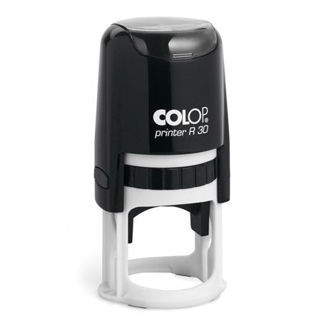 Pečiatka, kruh, COLOP "Printer R 30", s modoru poduškou