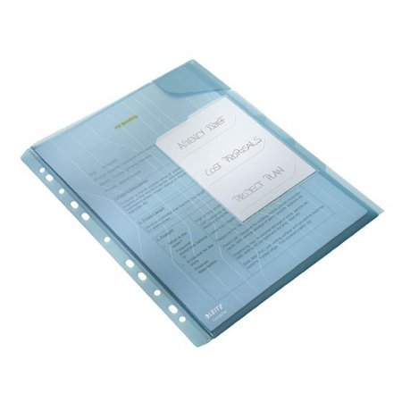Euroobal, organizačný, A4, 200 mikr., drsný povrch, LEITZ "CombiFile", modrý