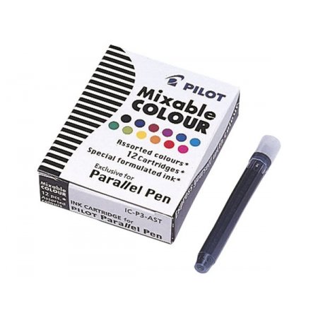 Náplň do plniacich, PILOT "Parallel Pen", 12 rôznych farieb