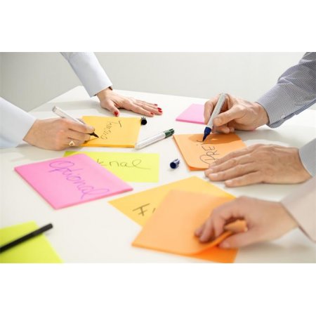 Samolepiaci bloček, 203x152 mm, 4x45 listov, 3M POSTIT "Super Sticky", mix farieb