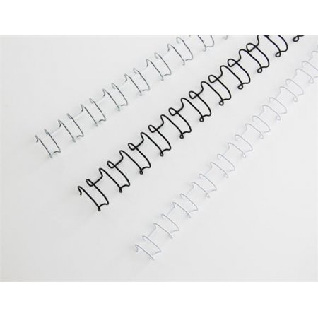 Hrebeň, kovový, 2:1, 6 mm, 55 listov, GBC "MultiBind 21", strieborný