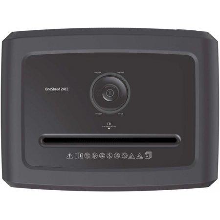Skartovací stroj, konfety, 24 listov, HP "Oneshred 24CC", svetlosivý