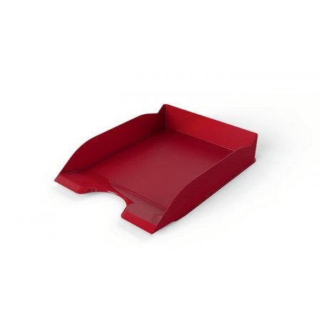 Odkladač, plastový, DURABLE, "Basic", červená